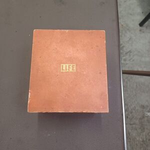 Vintage Life Recipe Card Box File Organizer Kitchen Storage Alphabetical Divider